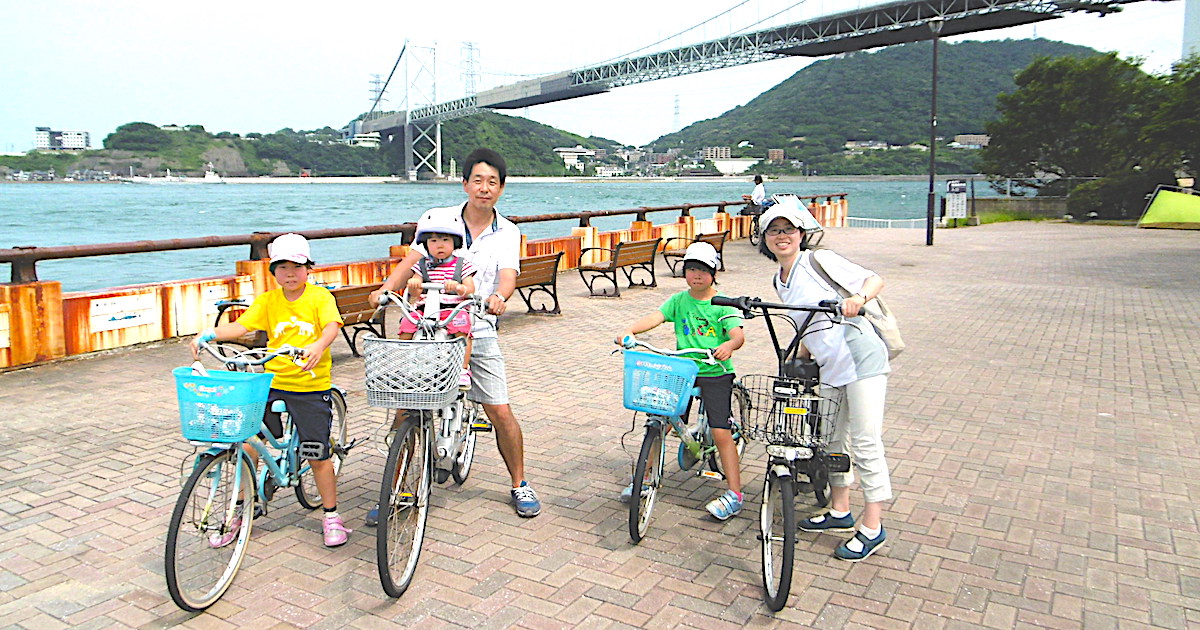 天野さん家族　自転車旅行